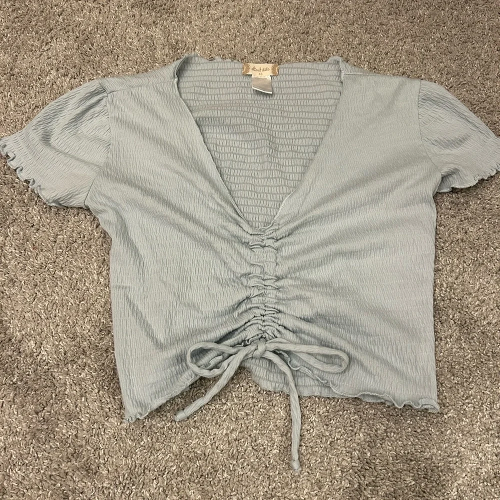 Blue Altar’d State Blouse - Picture 1 of 3